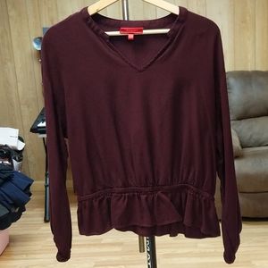 Jennifer Lopez Long Sleeve Blouse Size Medium